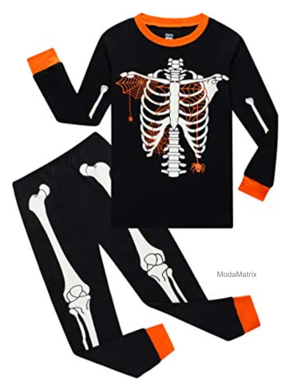 Long Sleeve Cotton Pajama Set Kids Boys Girls Snug Fit